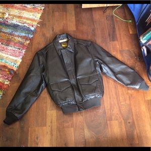 Leather Air Force A-2 bomber Jacket